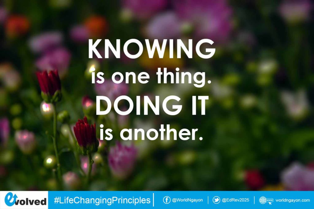 #LifeChangingPrinciples, Know-how